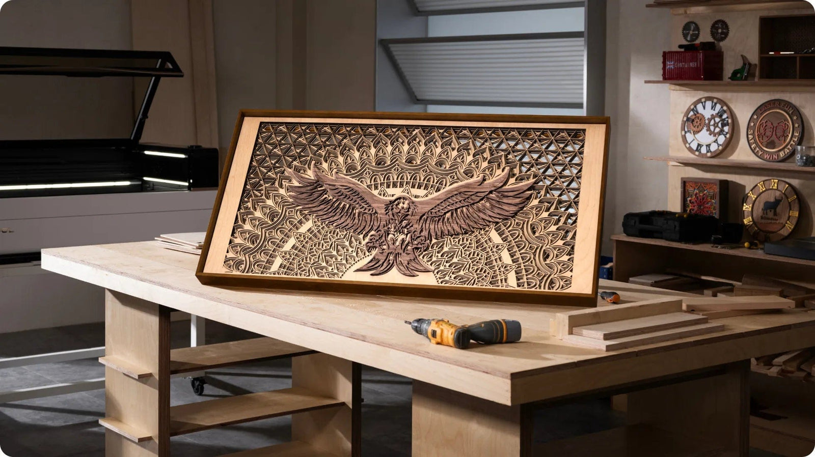 Layered Wood Art