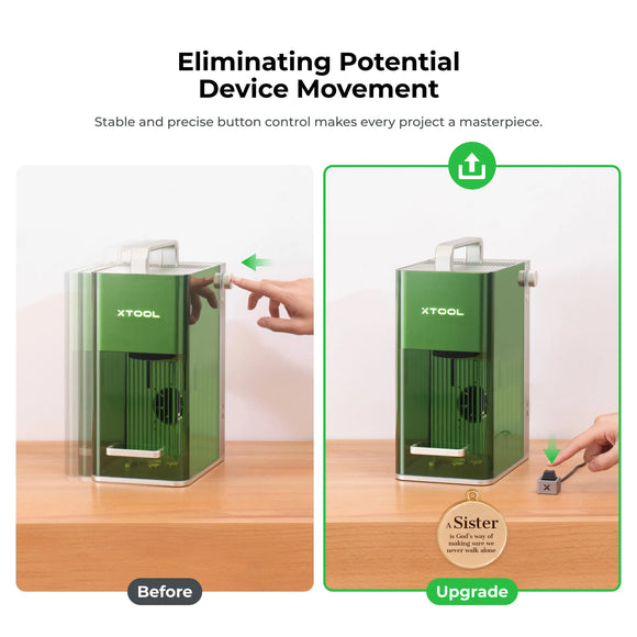 xTool Laser Engraver xTool Pedal Switch for F1, F1 Ultra, F2 Ultra