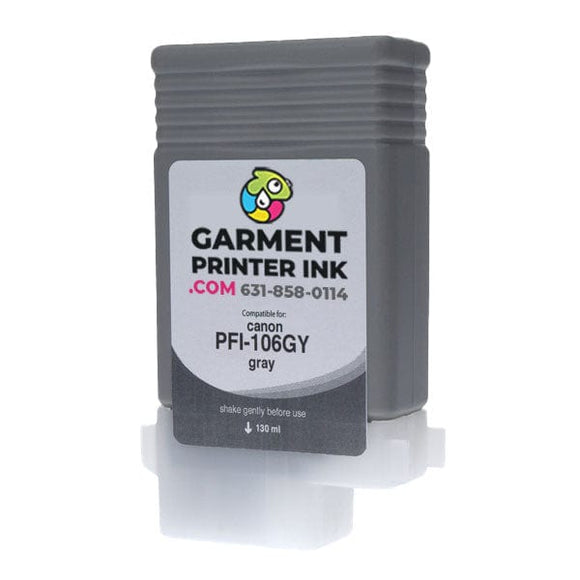 Canon Parts Canon Gray PFI-106GY Replacement Cartridge for Canon Lucia EX PFI-106 130ml
