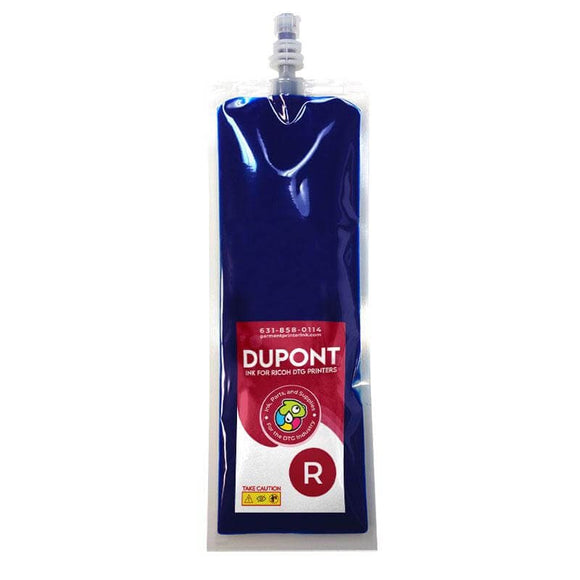 DuPont DTG Ink 220ml DuPont Cyan ink bag for Anajet mPower and Ricoh Ri