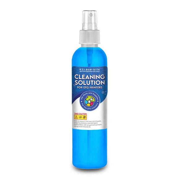 GPI Supplies DTG Cleaning Cleaning Solution 8oz Spray Bottle For Garment Printers