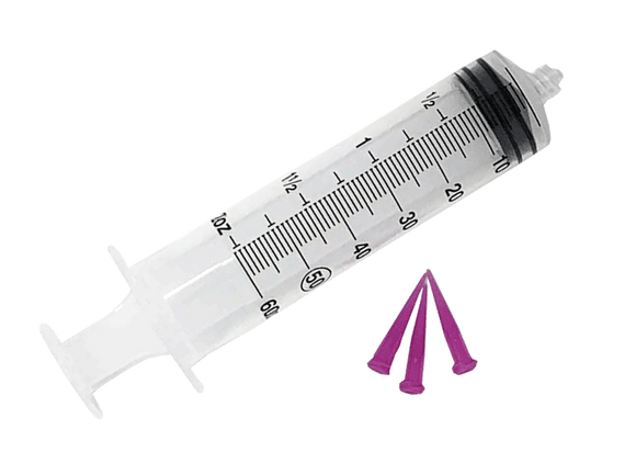 GPI Supplies DTG Cleaning Garment Printer Syringe with Tips