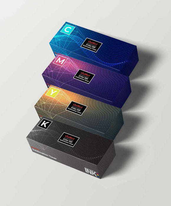 iColor Ink CMYK Set / CMYK Sublimation Toner or Drums for iColor 500