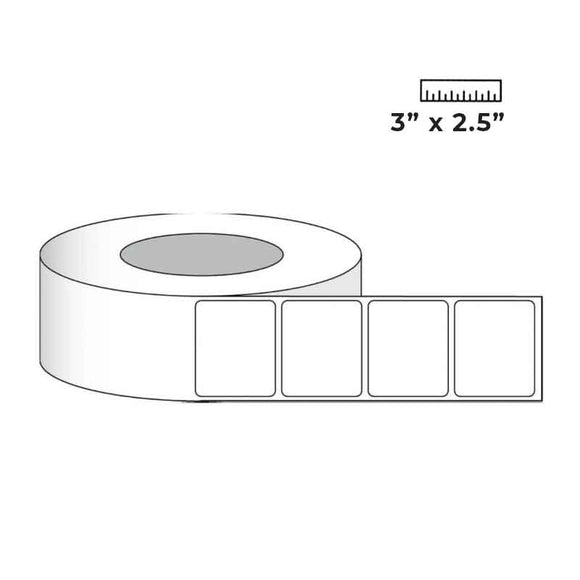 iColor Media Clear Gloss Lamination Labels 3 x 2.5 for iColor 250 (750/roll)