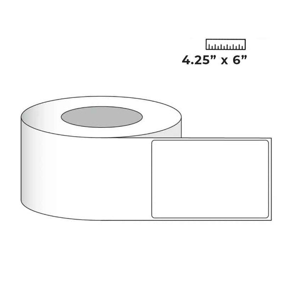 iColor Media Clear Gloss Lamination Labels 4.25 x 6 for iColor 250 (325/roll)