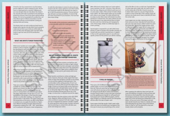 iColor Transfer paper Artwork for White Toner Transfer Printers Collection (physical copy)