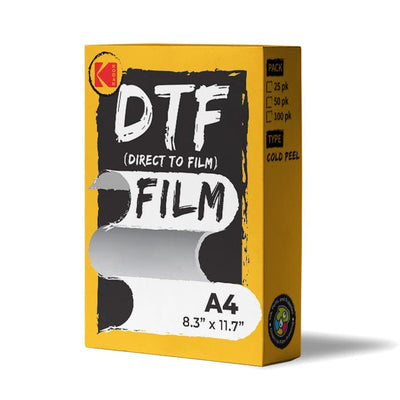 Kodak DTF Film DTF Kodak Transfer Film A4 8.3" x 11.7" COLD Peel 100pk