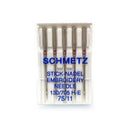 Madeira Needles #75/11 Schmetz Flat Sided LG Eye Needles