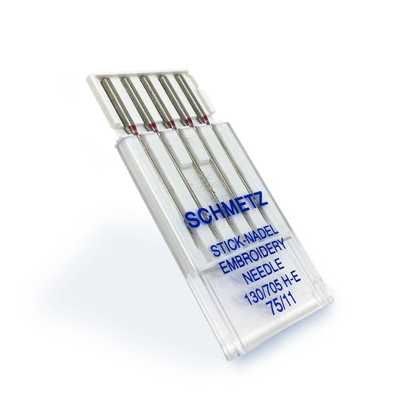 Madeira Needles #75/11 Schmetz Flat Sided LG Eye Needles