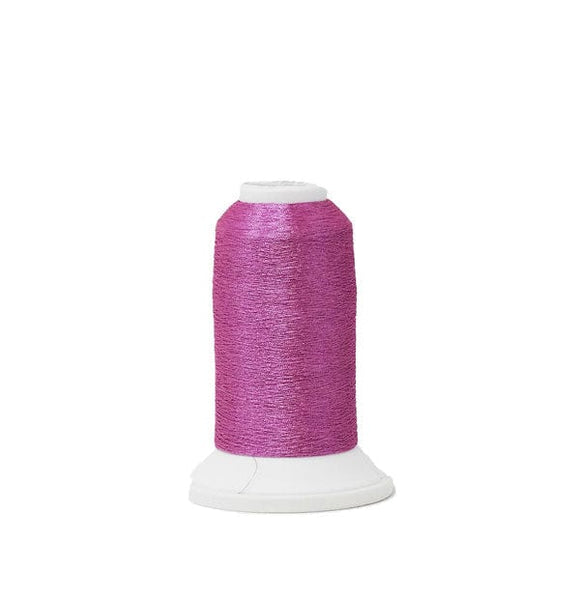 Madeira Thread Cone (2700 yd) Rose Quartz 4219 #40 Weight Madeira Polyester Metallic Thread