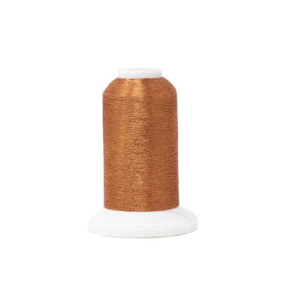 Madeira Thread Cone (2734 yd) Copper 2 4027 #40 Weight Madeira Polyester Metallic Thread