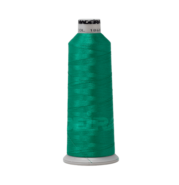 Madeira Thread Cone (5500 yd) Bottle Green 1868 #40 Weight Madeira Polyneon Thread