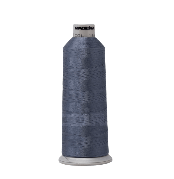 Madeira Thread Cone (5500 yd) Cadet-Gray 1840 #40 Weight Madeira Polyneon Thread