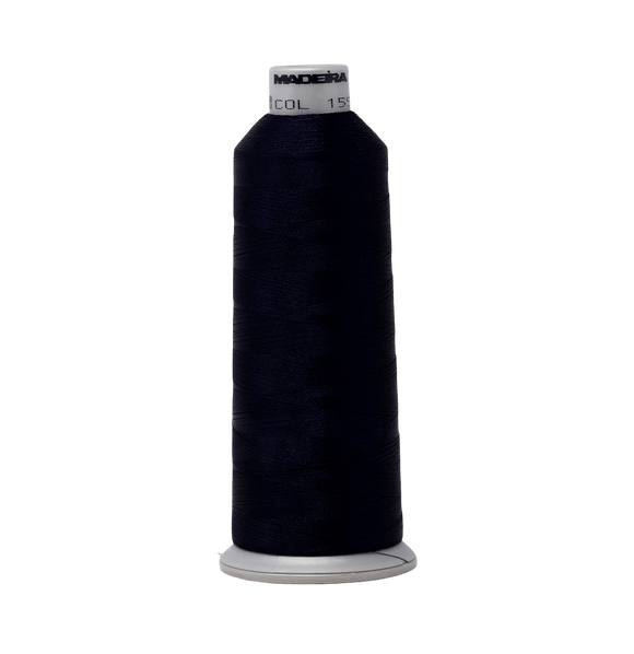 Madeira Thread Cone (5500 yd) Carbon Paper 1555 #40 Weight Madeira Polyneon Thread