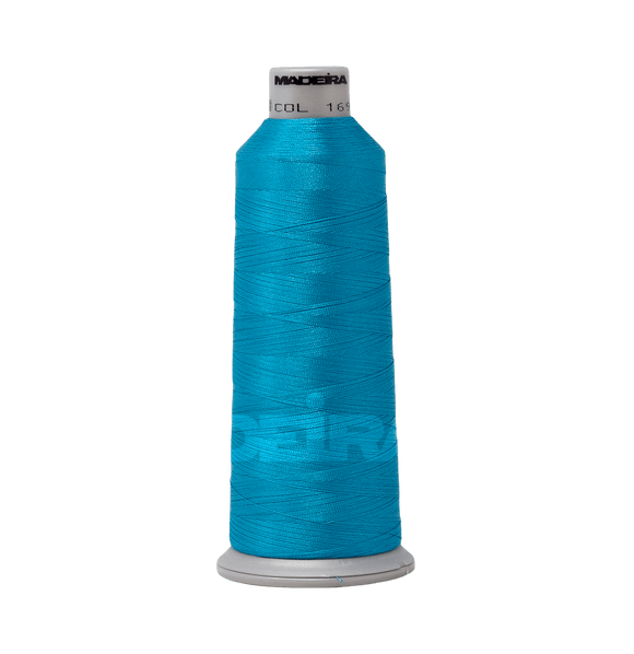 Caribbean Blue 1694 #40 Weight Madeira Polyneon Thread | GPI Supplies Caribbean Blue 1694 #40 Weight Madeira Polyneon Thread | GPI Supplies