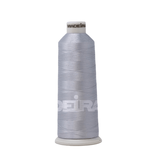 Madeira Thread Cone (5500 yd) Chrome 1811  #40 Weight Madeira Polyneon Thread