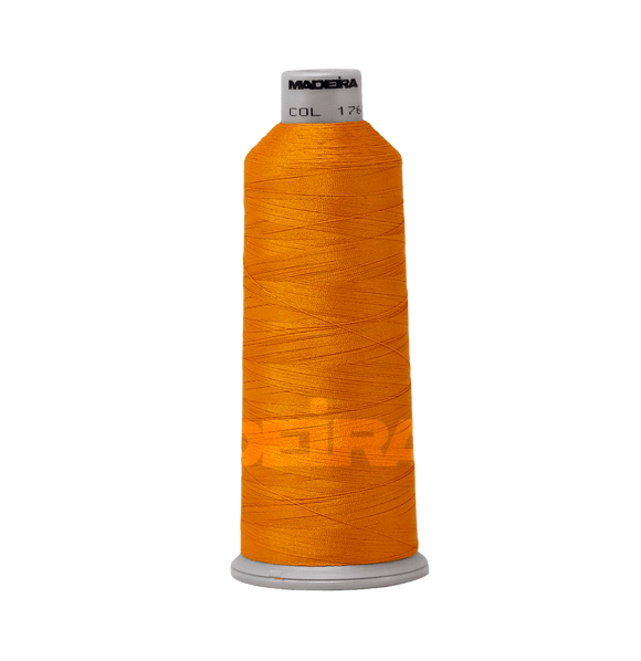 Madeira Thread Cone (5500 yd) Copper 1763 #40 Weight Madeira Polyneon Thread