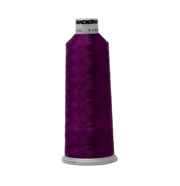 Madeira Thread Cone (5500 yd) Dark Magenta 1788 #40 Weight Madeira Polyneon Thread