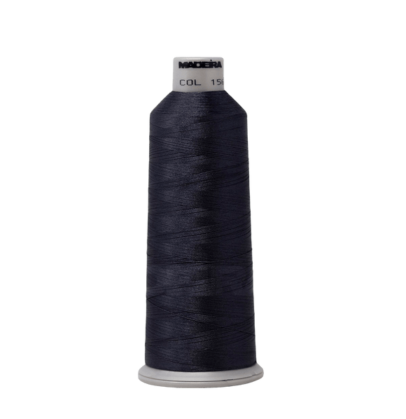 Madeira Thread Cone (5500 yd) Dark Pewter 1564 #40 Weight Madeira Polyneon Thread