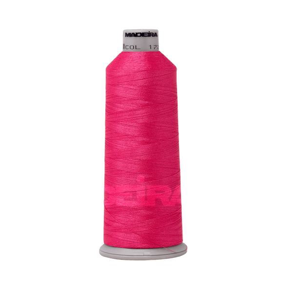 Madeira Thread Cone (5500 yd) Flamingo Pink 1721 #40 Weight Madeira Polyneon Thread