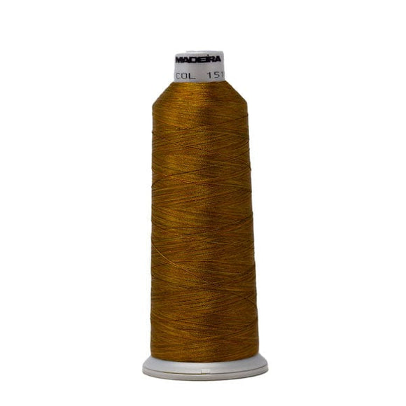 Madeira Thread Cone (5500 yd) Multi-Color Brown 1510 #40 Weight Madeira Polyneon Thread