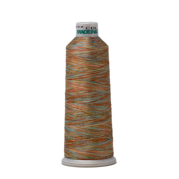 Madeira Thread Cone (5500 yd) Multi-Color Dark Fun 1604 #40 Weight Madeira Polyneon Thread