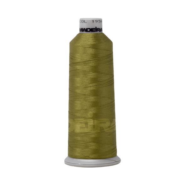 Madeira Thread Cone (5500 yd) Olive Green 1956 #40 Weight Madeira Polyneon Thread