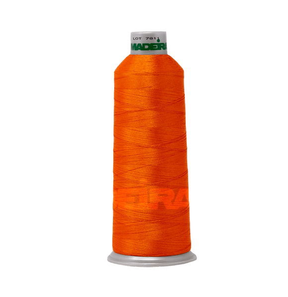 Madeira Thread Cone (5500 yd) Orange Peel 1965 #40 Weight Madeira Polyneon Thread