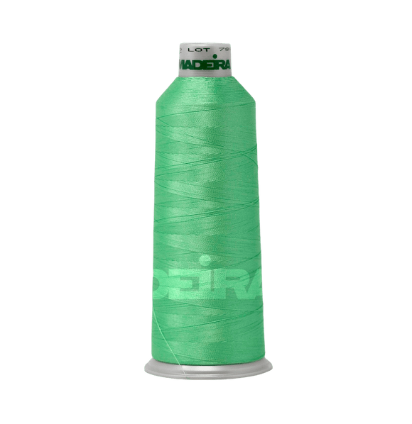 Madeira Thread Cone (5500 yd) Spearmint 1702 #40 Weight Madeira Polyneon Thread