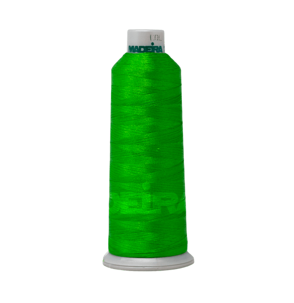 Madeira Thread Cone (5500 yd) Spring Green 1701 #40 Weight Madeira Polyneon Thread