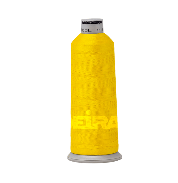 Madeira Thread Cone (5500 yd) Sunflower 1980 #40 Weight Madeira Polyneon Thread