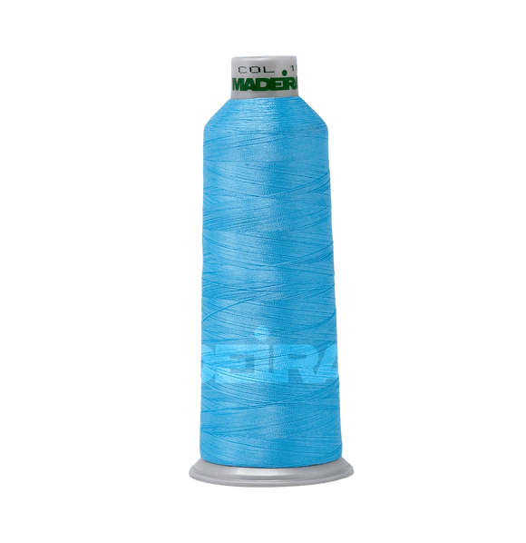Madeira Thread Cone (5500 yd) Swimming Pool 1827 #40 Weight Madeira Polyneon Thread
