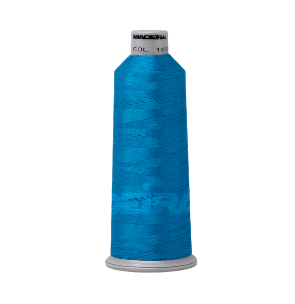 Madeira Thread Cone (5500 yd) Teal Blue 1895 #40 Weight Madeira Polyneon Thread