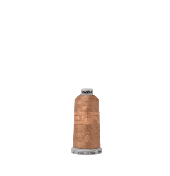 Madeira Thread Spool (1100 yd) Dark Champagne 1926 #40 Weight Madeira Polyneon Thread