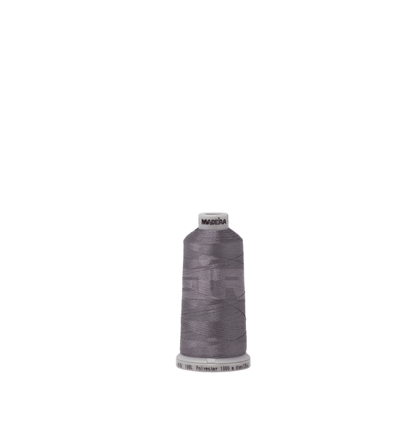 Madeira Thread Spool (1100 yd) Gun Metal Gray 1741 #40 Weight Madeira Polyneon Thread