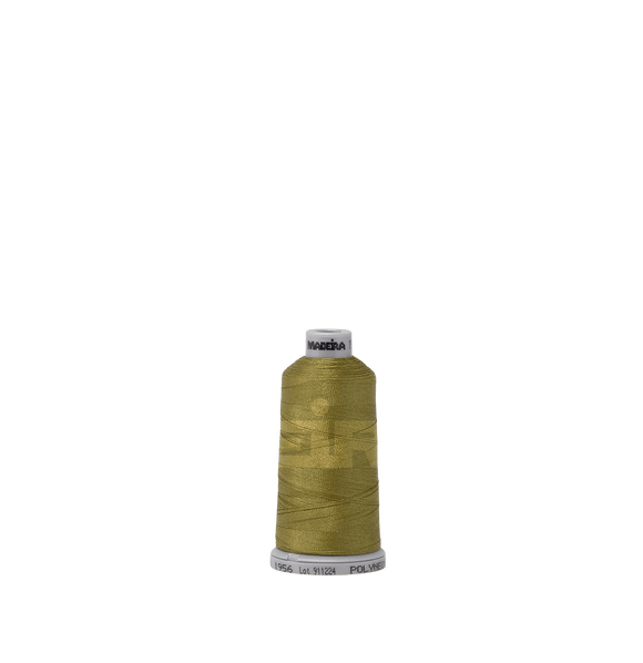 Madeira Thread Spool (1100 yd) Olive Green 1956 #40 Weight Madeira Polyneon Thread