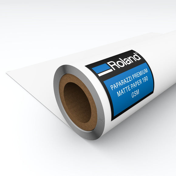 Roland Media 20in x 50ft Roland Paparazzi Premium Matte Paper 190 gsm