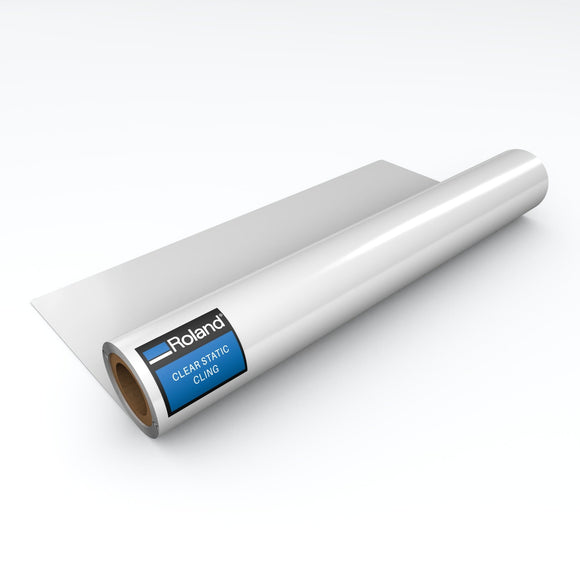 Roland Media 54in x 75ft Roland Clear Static Cling