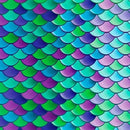 Siser Media Mermaid Scales Teal Siser EasyPatterns Plus 12" Vinyl | 25yd