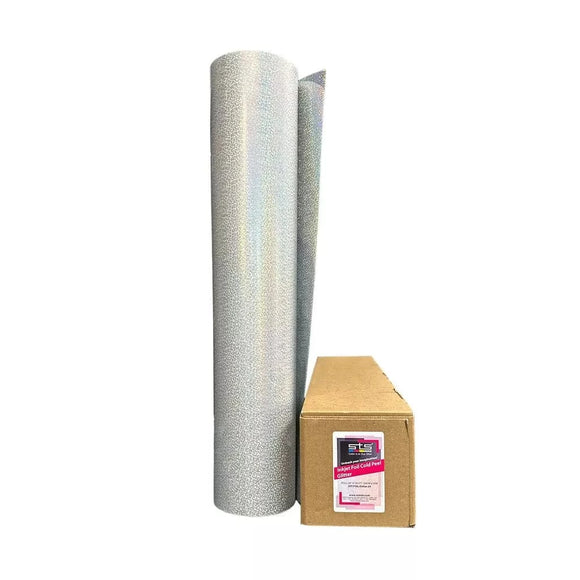 STS DTF Film DTF Cold Peel Glitter Foil 24″ × 164ft Rolls